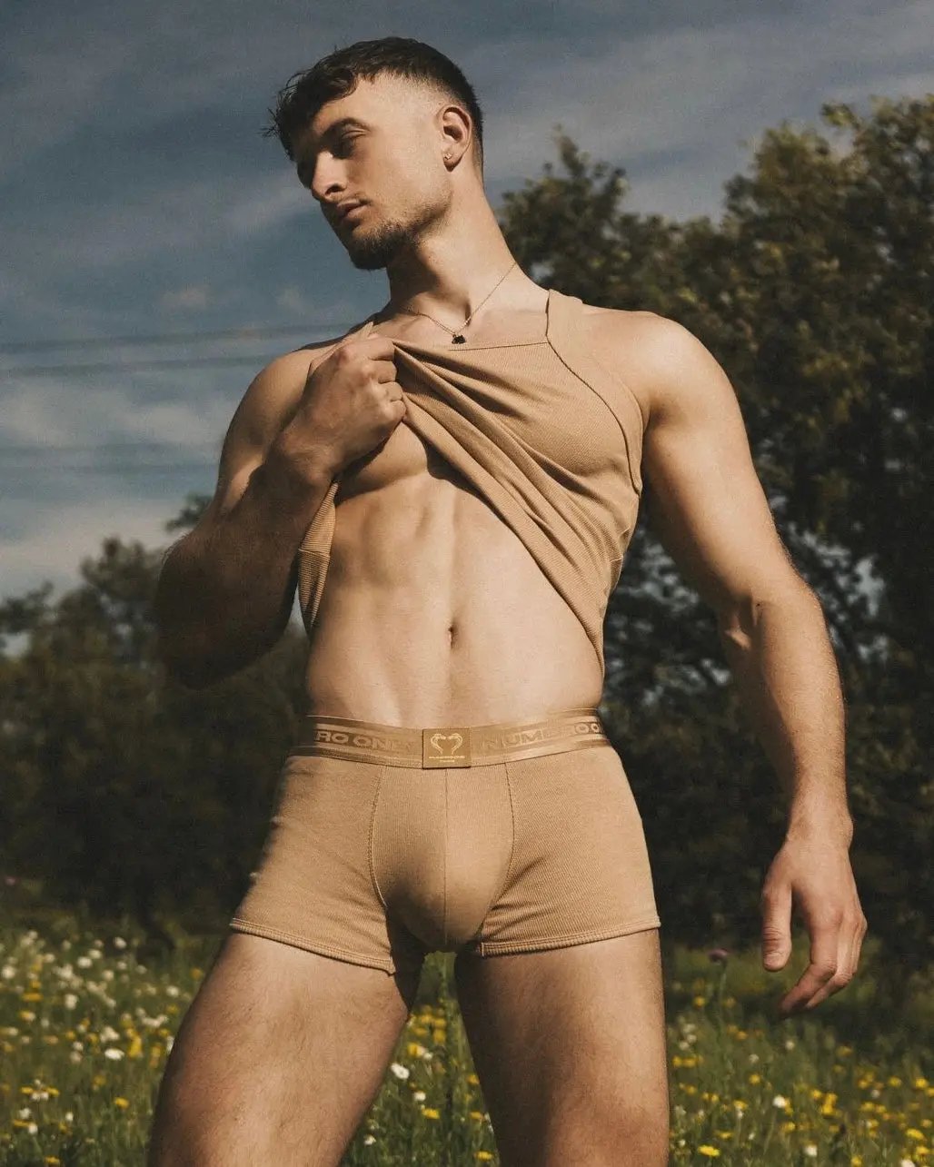 SKIN BOXER - NUDE Numero One Paris
