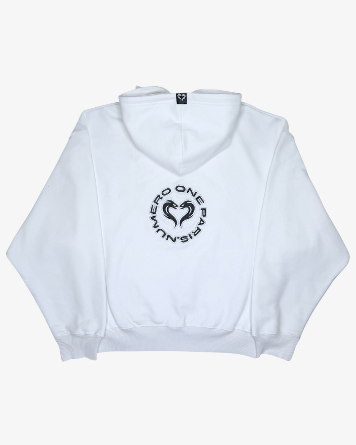 SWEAT ZIPPÉ - BLANC POLAIRE