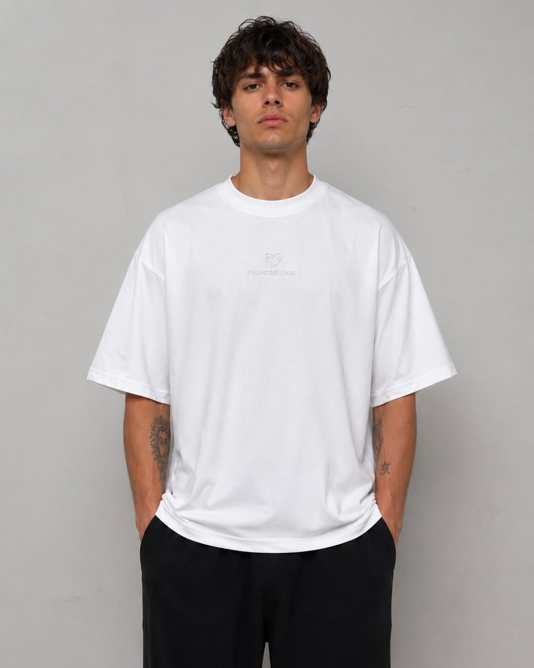 T-SHIRT COBRA DIAMANT - BLANC