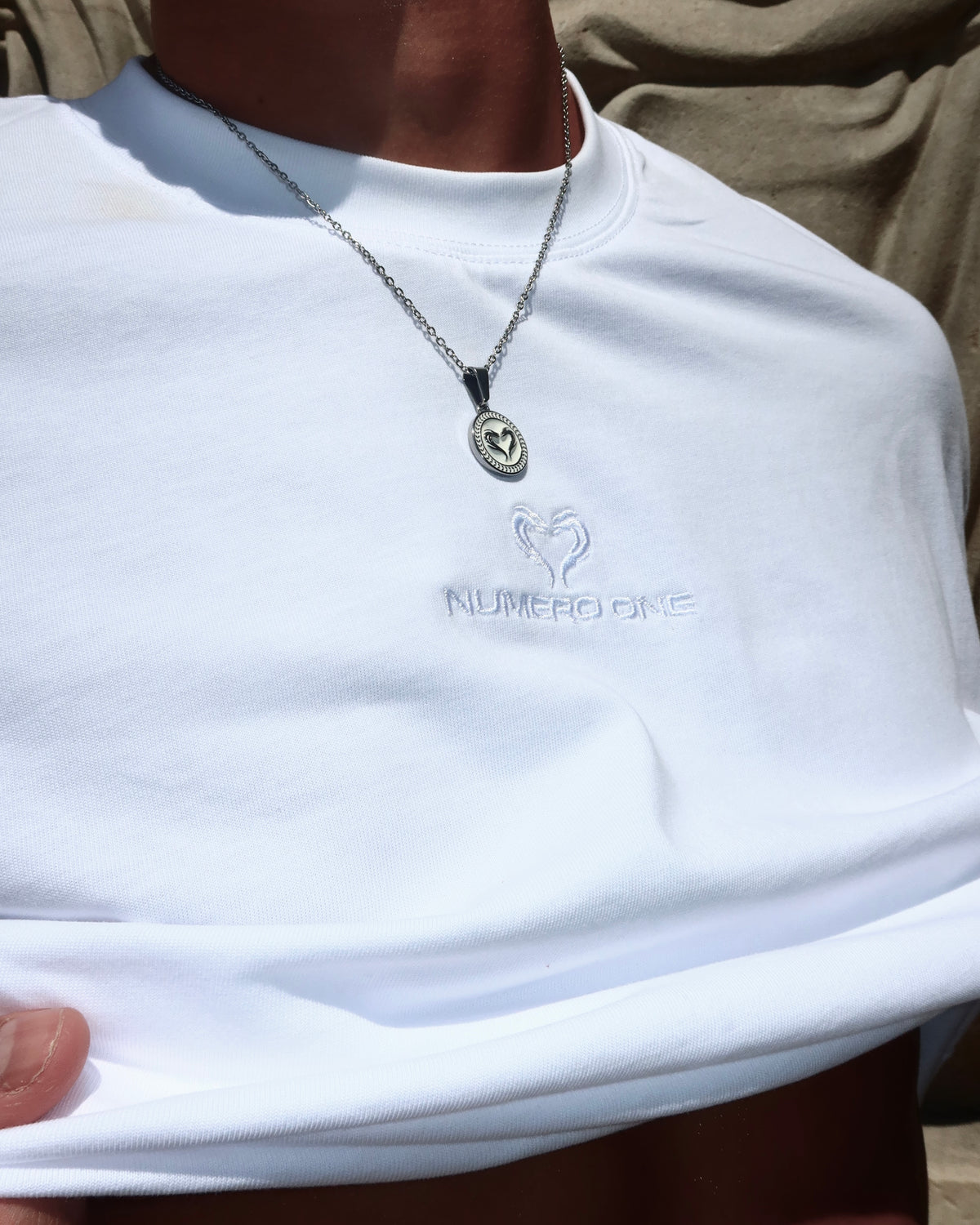 T-SHIRT COBRA DIAMANT - BLANC