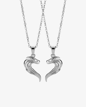 COLLIER COBRA DUO - ARGENTÉ Numero One