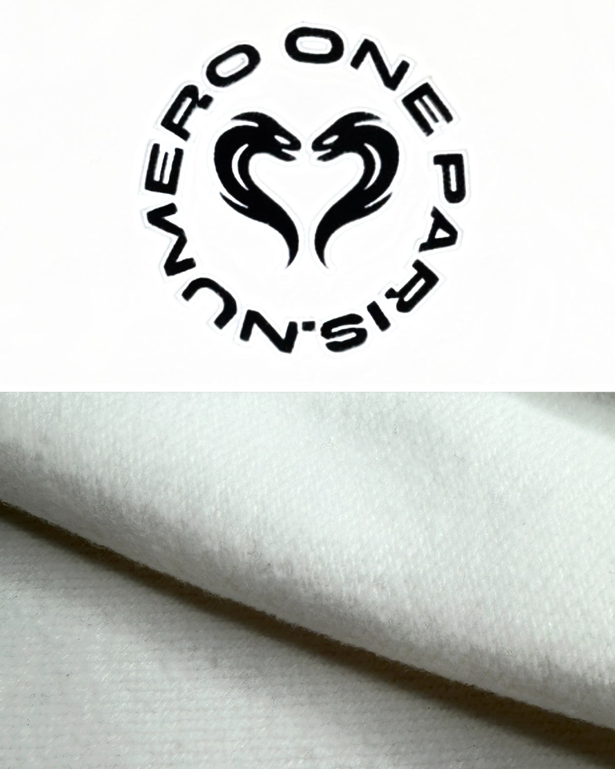 SWEAT ZIPPÉ - BLANC POLAIRE
