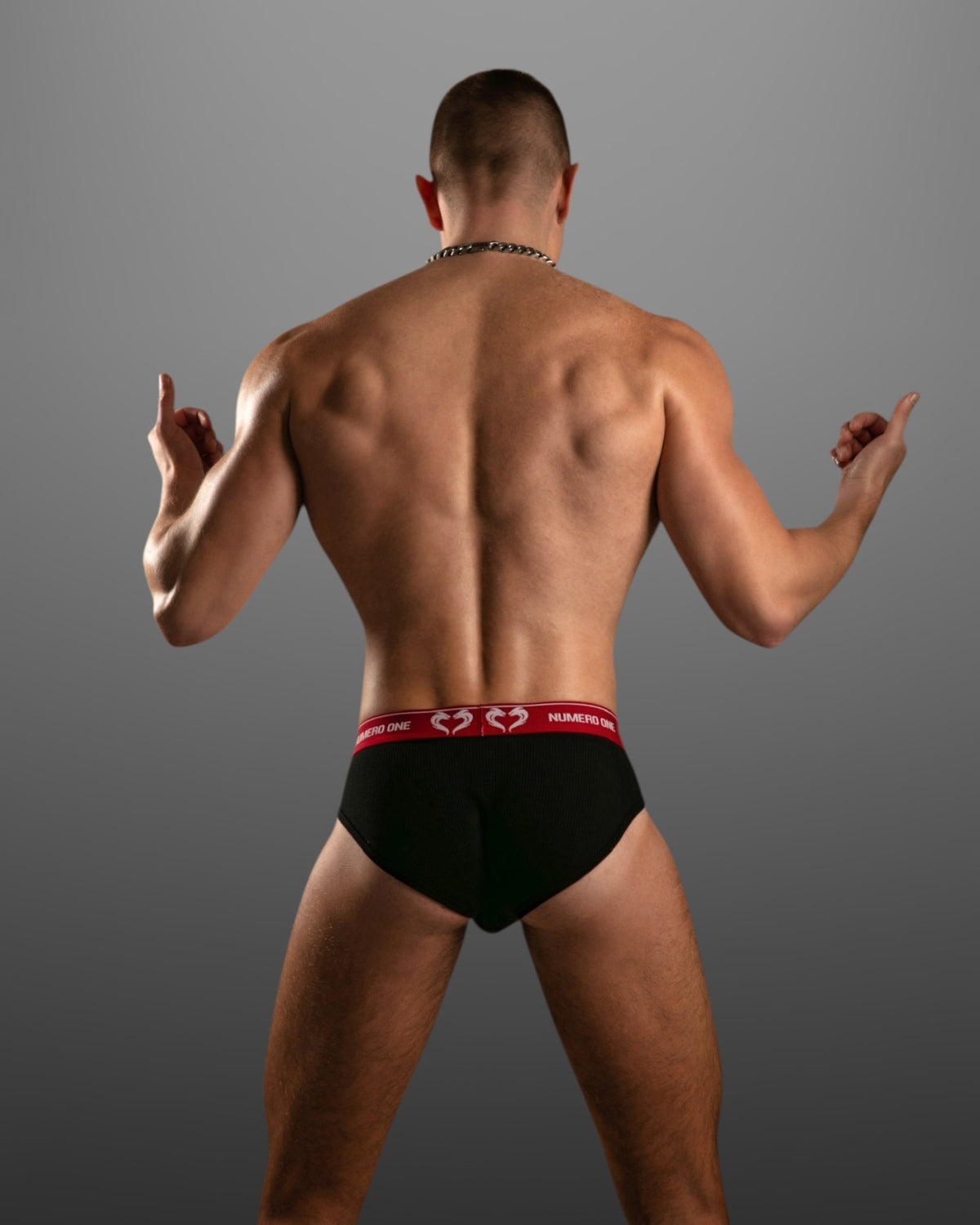VINTAGE BRIEFS - BLACK