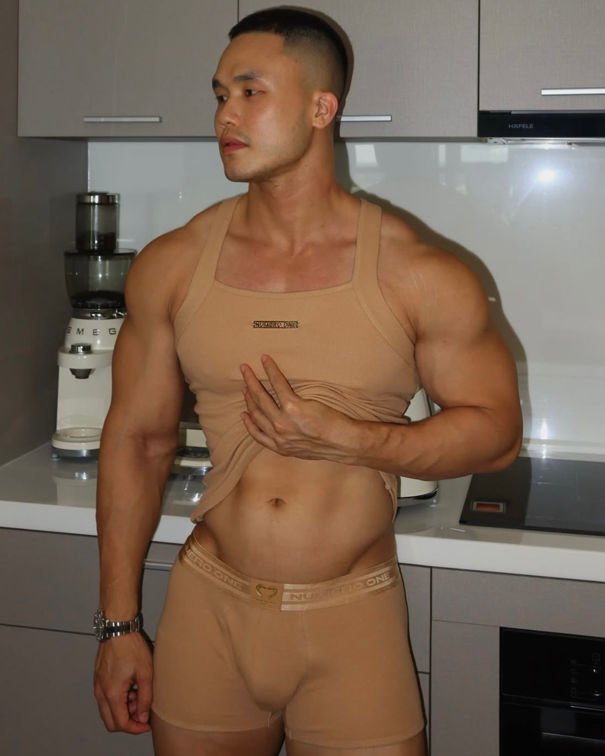 SKIN BOXER - NUDE