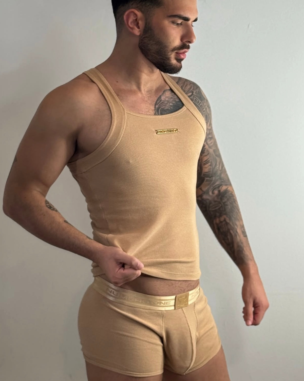 SKIN BOXER - NUDE