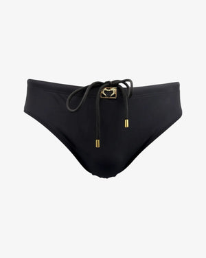 SLIP DE BAIN SIGNATURE - NOIR ÉLITE
